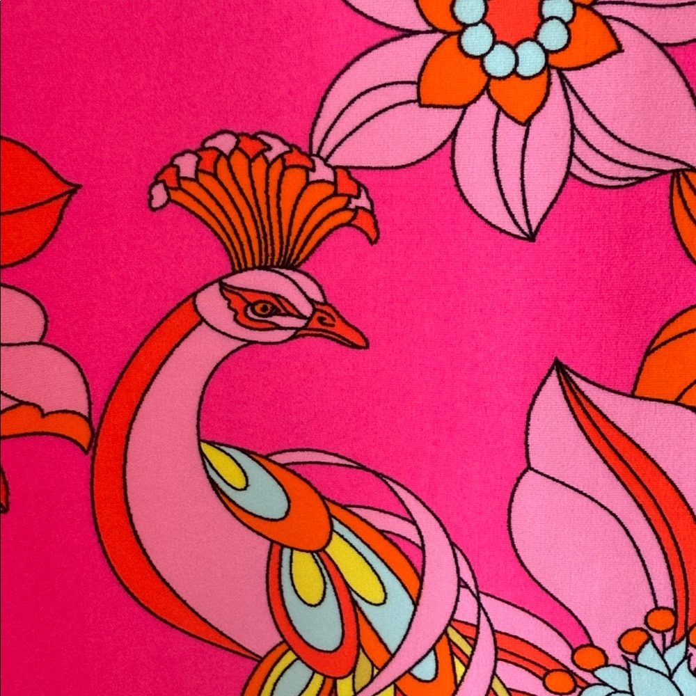 Jude Connally Hot Pink Floral & Peacock Print Tunic - Picture 8 of 8